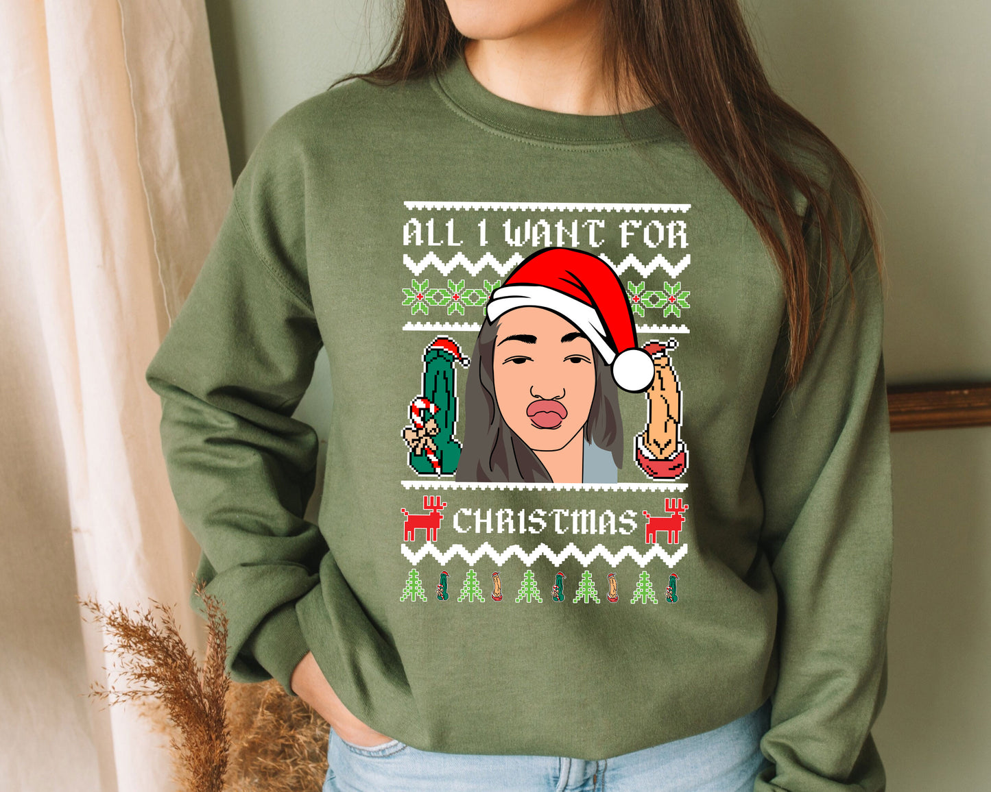 Custom Photo All I Want For Christmas Meme