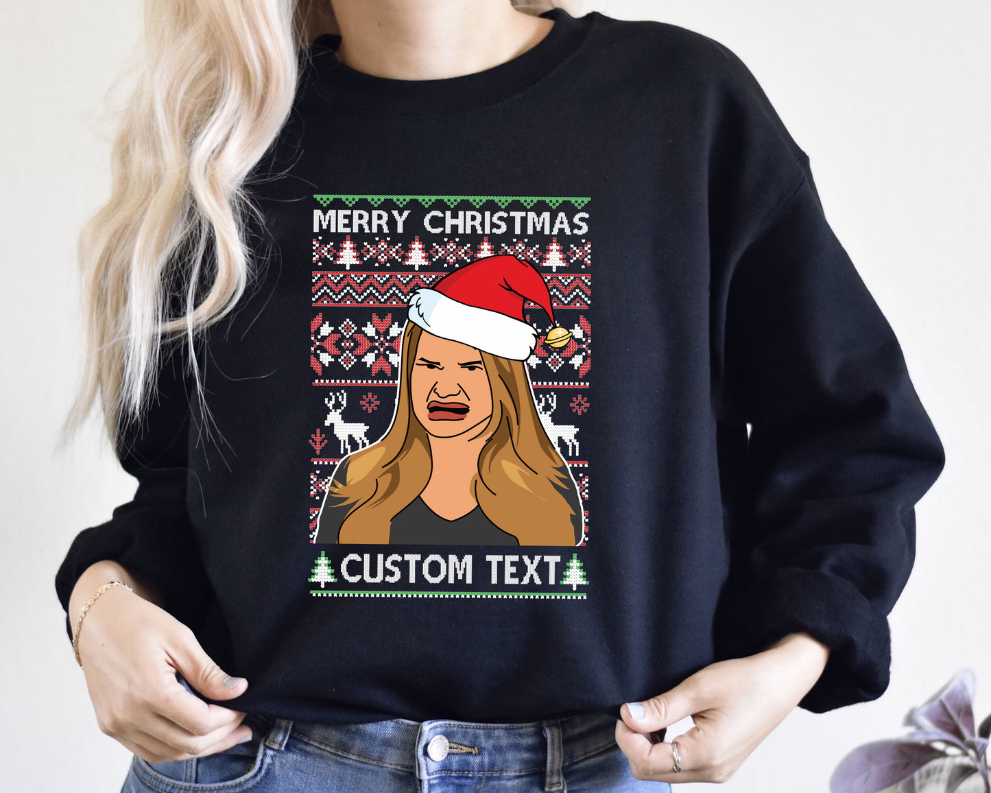 Funny Meme Custom Photo To Pixel For Merry Christmas