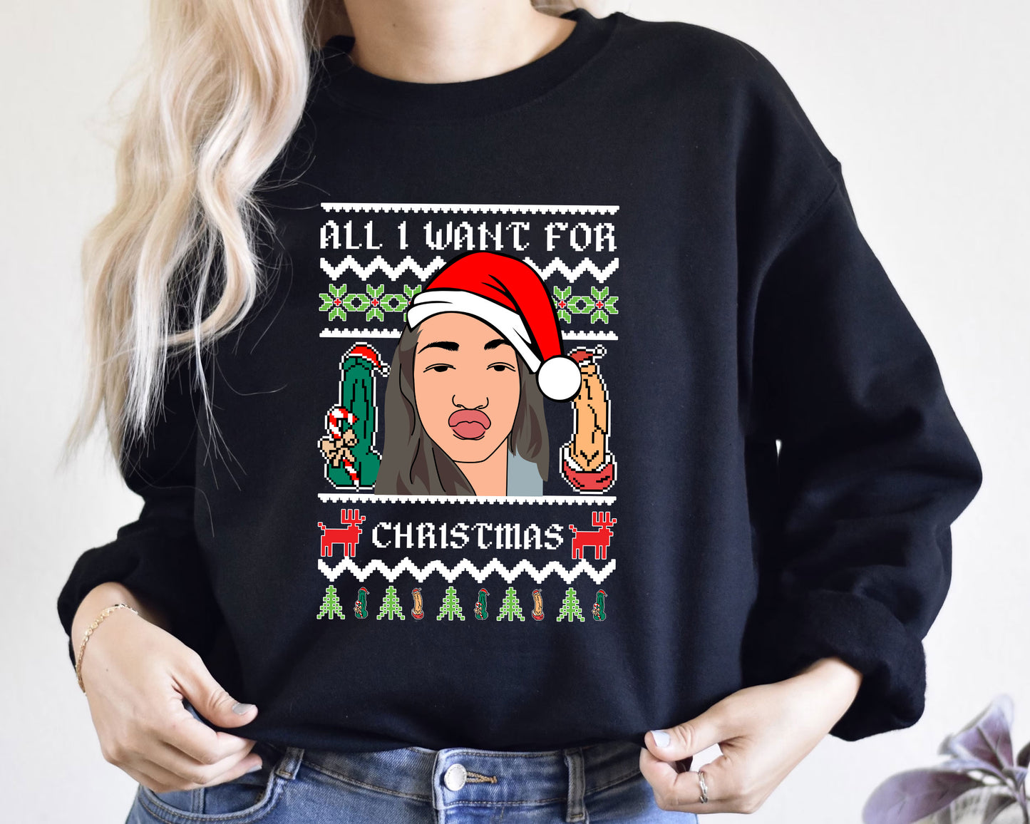 Custom Photo All I Want For Christmas Meme