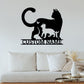 Handmade Custom Cat Metal Wall Signs-Personalized Cat Metal Wall Art-Cat Name Signs-Gift For Cat Lovers-Cat Led Decor-Pet Gifts