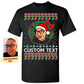 Custom Photo To Pixel For Merry Christmas Sweatshirt - T Shirt