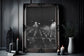 Ghost In the Cinema Poster, Dark Romantic Ghost Standing in outside the Cinema Creepy, Horror Spooky Cute, Wall Art Halloween Poster