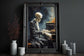 Skeleton Pianist Poster, Dark Romantic Creepy, Alt Wall Art Halloween Poster