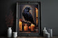 Raven With Candles Poster, Black Crow Dark Romantic Creepy, Spooky Cute, Wall Art Halloween Poster, Dark Academia, Gothic Victorian Crow